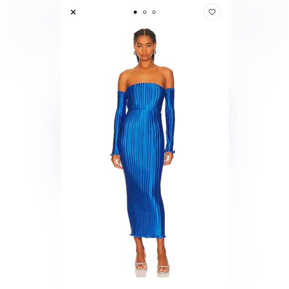 L’IDEE Gatsby Gown in Moroccan Blue - Picture 1 of 4